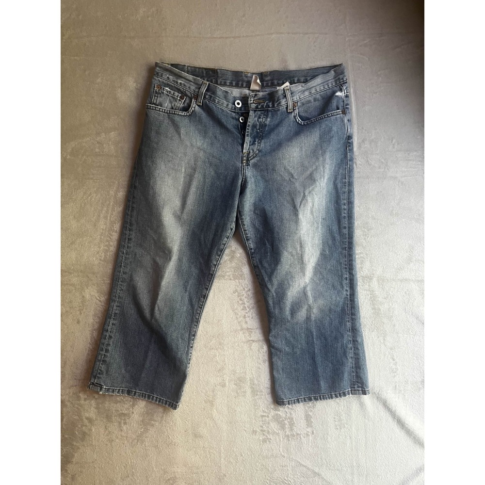 Lucky Brand Jeans Womens Size 12/31 Denim Dungarees Made In USA American Vintage